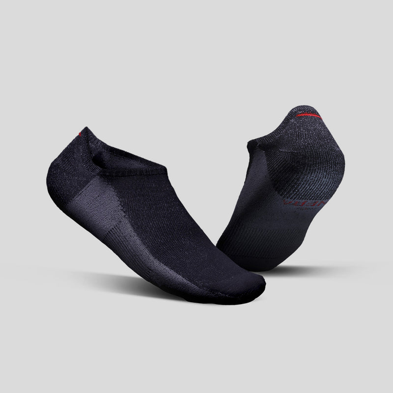 Meia Infra Média Fiber - M - Black/Gray