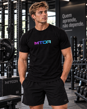 Camiseta MTOR® LEÃO COLORIDO - Preta - Masculino