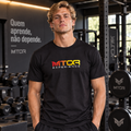 Camiseta MTOR® LEÃO FRASE - Preta - Masculino