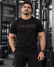 Camiseta MTOR® QUEM APRENDE Não Depende - Preta - Masculino